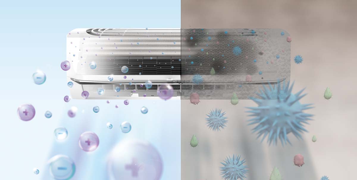 Máy lạnh - Sharp Inverter 1.0 HP AH-XP10YHW - Xuất sứ Thái Lan